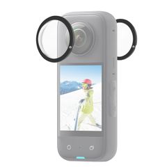 新品 PULUZ Insta360 X3用レンズガード 高透過率 PC 保護カバー Insta360 X3 アクションカメラ用 防水 傷防止 防塵 Insta360 レンズアクセサリー