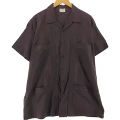 古着 半袖 オープンカラー メキシカンシャツ キューバシャツ メンズXL相当/eaa537529