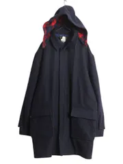 【お得なクーポン配布中!】 70s 80s USA製 エディ―バウアー メルトン ウール ハーフ コート メンズ XL / ヴィンテージ Eddie Bauer ジャケット ライナー付き 黒タグ