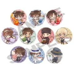 【新品・公式】名探偵コナン トレーディング缶バッジ/きゃらペコドリンクVer.【BOX】 公式グッズ colleize