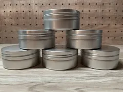 高級アウトレット品 アルミ丸缶6個セット 直径62mm×高さ27mmのサムネイル