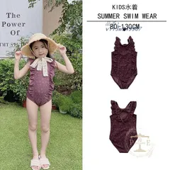 子供用水着 女の子用 ワンピースタイプ キッズ ベビー 花柄 こども用 水着 フリル付きカラフル 女の子 女児 フラワー 小学生 可愛い かわ 幼児  vii3w949907