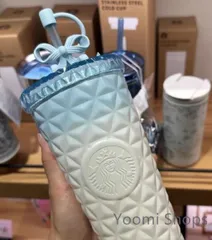 【新品未使用】starbucks スターバックス タンブラー ステンレスカップ コップストロー スタバ 保温 保冷 おしゃれ 591mlcp1のサムネイル