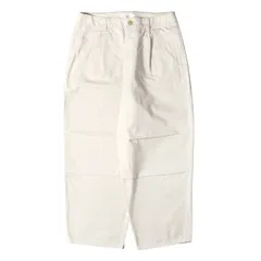 【美品】STILL BY HAND スティルバイハンド パンツ オフホワイト 白 サイズ:46 | 24SS ワンプリーツ ニータック テーパード チノ パンツ (KNEE TUCK PNTS PT01241) | ボトムス【メンズ】【中古】