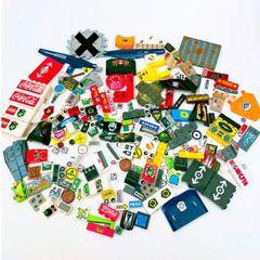 5145　レゴ　プリントパーツ　大量セット　シールパーツ　印刷　LEGO　レゴブロック　まとめ売り　詰め合わせ