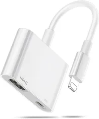 iPhone hdmi変換ケーブル 【2025年度 新登場】 iPhone接続 TV HDMIミラーリング 簡単接続 テレビに映す 設定不要 給電不要 APP不要 TV大画面/自動接続/音声同期出力 iphone hdmi変換アダプタ