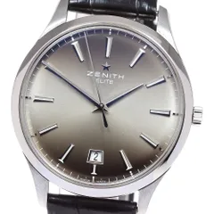 訳ありゼニス ZENITH 03.2020.670/22.C498 キャプテン エリート デイト 自動巻き メンズ保証書付き_823367