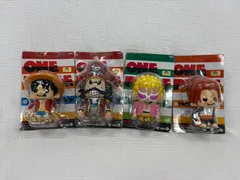 【未開封品】ワンピース パンクハザード フィギュア 4体セット（ルフィ／ゴール・D・ロジャー／ドフラミンゴ／シャンクス）