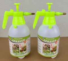 【農作業・家庭菜園・家庭栽培などに！お得な2本セット！長期保管品特価！】  蓄圧式片手噴霧器   スプレイヤー  2L×2本セット