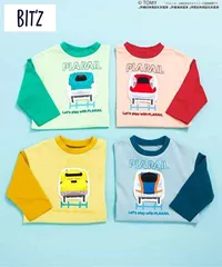 新品 2025年秋冬 プラレールコラボ 新幹線 長袖Tシャツ100cm110cm120cm【BIT'Z ビッツ】ベビー キッズ
