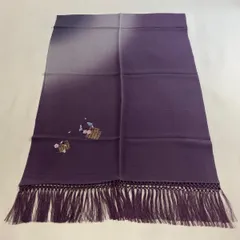 最終お値下げ【極美品】上質な丹後縮緬リバーシブル紫グラデーション