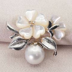 ジョージゼンセン デュウドロップ ルチルクォーツピアス 925シルバー