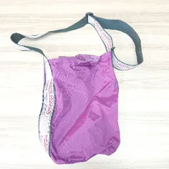 ◇ Θ THEATRE PRODUCTS シアタープロダクツ 英字ロゴ ショルダーバック パープル レディース E  【1411280001042】