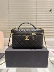 【今日特価】Chanel 25C Long Box Makeup Bag - シャネル 25C ロングボックス メイクバッグ-WTO輸入2