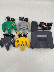 ニンテンドー64 本体　動作品　拡張パック付き　コントローラー4点