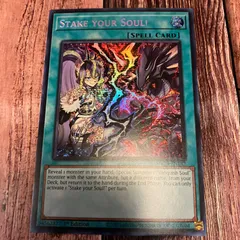 遊戯王　 英語版 Stake your Soul! プリズマティックシークレットレアのサムネイル