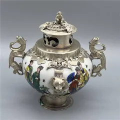 清時代 【酆】款 古銅製 橋耳香炉 在銘 銅爐 茶道具/ 香道具☆時代物☆ 銅器 すりつぶし 竜亀香炉 茶道具 香道具 工芸品 美術品 置物