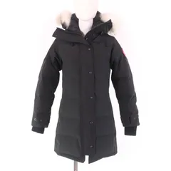 極美品★CANADA GOOSE カナダグース 3802LA Shelburne Parka ファー・フード付 ZIP UP ダウンコート ブラック XS カナダ製 正規品 レディース