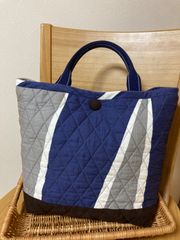 ハンドメイド　トートバック　キルト　大きめ