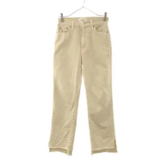 ミラオーウェン 刺繍 テーパードデニムパンツ 0 オフホワイト Mila Owen 09WFP214305 レディース