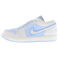 NIKE (ナイキ) WMS Air Jordan 1 Low Reverse Ice Blue ウィメンズ エアジョーダン1 ロー リバース アイスブルー ローカットスニーカー US9/26cm DV1299-104