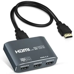 2023年最新】HDMI切替器 4K 60Hz HDR 3D HDMI2.0 HDCP2.2対応 hdmi