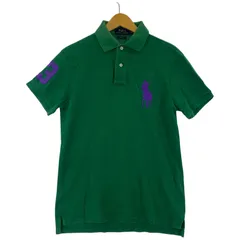 POLO RALPH LAUREN ポロ・ラルフローレン ロゴ刺繍ポロシャツ sizeS/グリーン