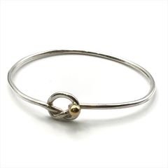 ティファニー　バングル　ラブノット　シルバー925×ゴールド750 ブレスレット 楽天市場】TIFFANY&Co. ティファニー 925×750 ラブノットリング