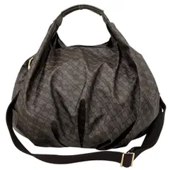 ゲラルディーニ　ソフティー　ダークブラウン　ナイロン　2WAY　バッグ　トートバッグ　ショルダーバッグ　レディース