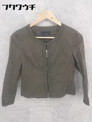 美品 INEDノーカラージャケット 11 INED / イネド （レディース） ノーカラージャケット