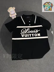 【今日WTO】Louis Vuitton 25SS ロゴ ニット T シャツ-MZ12