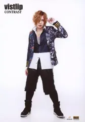 【中古】生写真(男性) vistlip/瑠伊/全身・衣装黒紫白・左手上げ/CD「CONTRAST」Like an Edison(ライカエジソン)特典