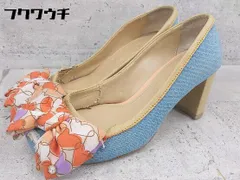 ◇ DIANA ダイアナ リボン ヒール パンプス サイズ23cm マルチ レディース  【1002800402021】