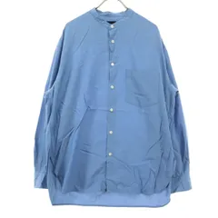 green label relaxing グリーンレーベルリラクシング 長袖 コットンシャツ S ブルー メンズ 古着