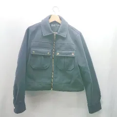 ◇ ⊇ ZARA ザラ ウール調 長袖 ブルゾン サイズM ネイビー レディース E  【1503050013307】