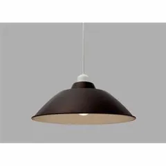 アイリスオーヤマ PL8L-E26PE1-T LEDペンダントライト LED電球セット Gammel Plas ホーロー調 Mサイズ ブラウン 送料無料 即納