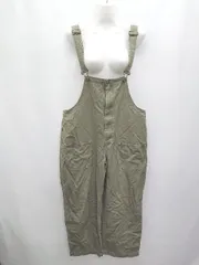 ◇ merlot メルロー オーバーオール サイズF カーキ レディース P  【1407100046492】のサムネイル