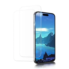 【特価商品】保護 保護 液晶 シート 画面 ふぃるむ 強化 あいふおん15プロ 浮かない がらす アイホン15Pro 極薄タイプ 気泡ない【2枚入り】 フィルム いphone15pro 指紋防止 保護フィルム アイフォン15プロ 高透過率 ガラスフィルム iP