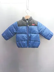 ◇ ⊇ EDWIN エドウィン キッズ 子供服 長袖 ダウンジャケット サイズ95 ブルー 男の子 E  【1411210011110】のサムネイル