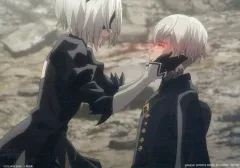 【中古】キャンバスボード・キャンバスアート 2B＆9S(顔抱え) キャンバス風ボード 「一番くじ NieR：Automata Ver1.1a」 H賞