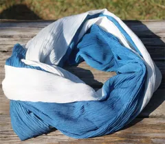 MZ999 ストール マフラー 大判 レディース メンズ 春 夏 秋 冬 用 草木染め コットン100% ショール シンプル