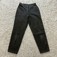 ◼️ Leeリー デニムパンツ テーパード L 黒 綿 カジュアル 