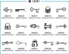 【鍵（かぎ）】イラスト ゴム印 スタンプ （P-16）