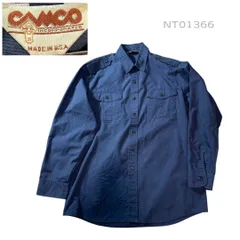 USA製camco カムコ　三角タグ　リップストップ　シャツNT01366　ネイビーのサムネイル