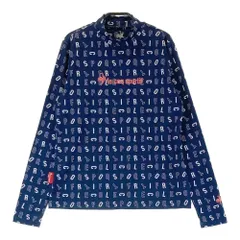 サイズ：M LE COQ GOLF ルコックゴルフ  ハイネック長袖インナーTシャツ 総柄 ネイビー系 [240101493599] ゴルフウェア レディース ストスト