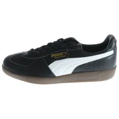 PUMA (プーマ) PALERMO LTH MIJ パレルモ レザー ローカットスニーカー ブラック US8.5/26.5cm 402384-01