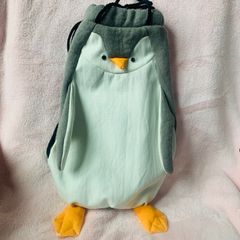 ハンドメイドオーダー品　ウサギ、ペンギン巾着 ハンドメイドオーダー品ウサギ、ペンギン巾着