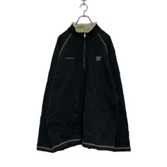 Columbia ハーフジップ フリースジャケット XL ブラック コロンビア 古着卸 アメリカ仕入 a606-6133