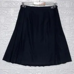 オニールオブダブリン　ブラック　ベルト　プリーツ　膝丈　キルトスカート