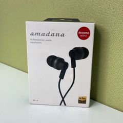 ハイレゾイヤホン amadana コラボモデル ブラック